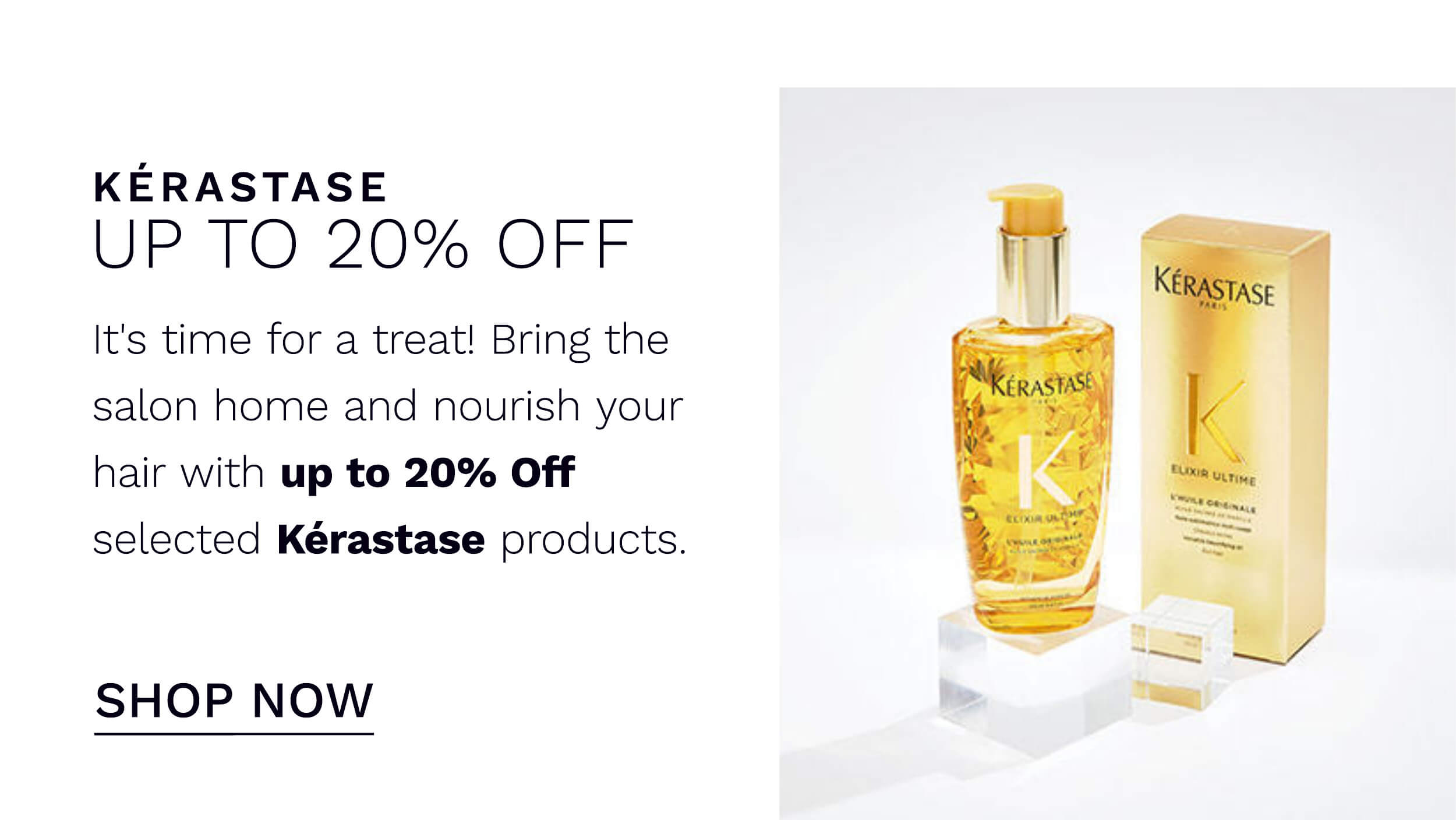 20 percent off Kerastase