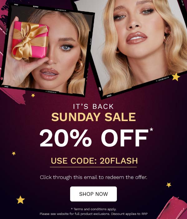 sunday flash sale