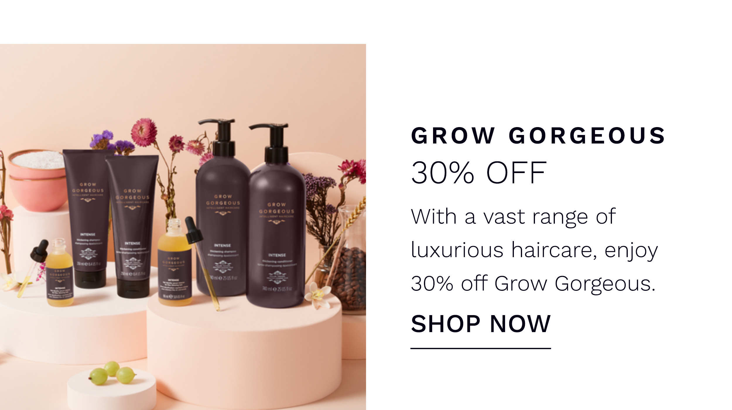 Brand of the day Grow gorgeous
