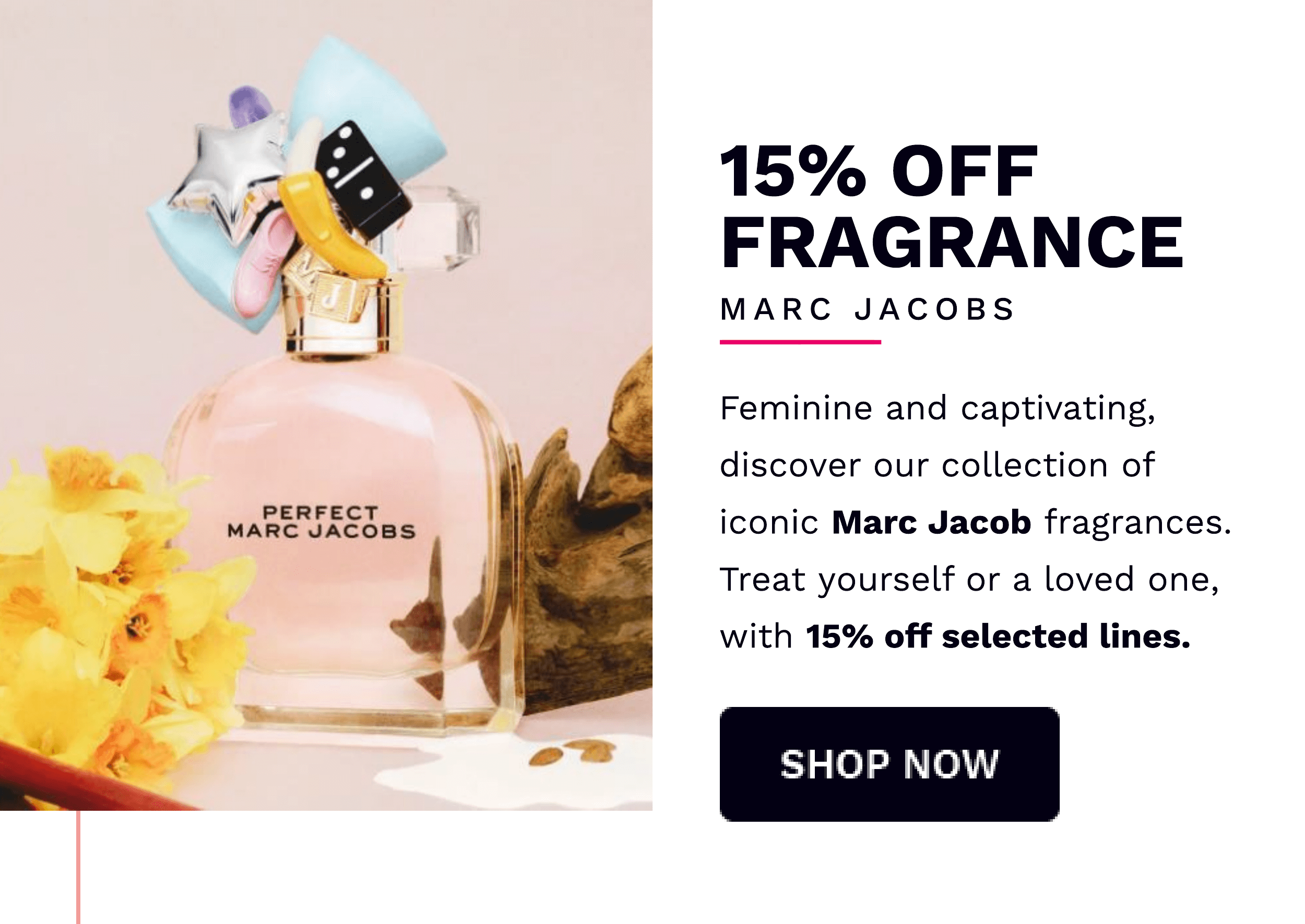 15% off Marc Jacobs