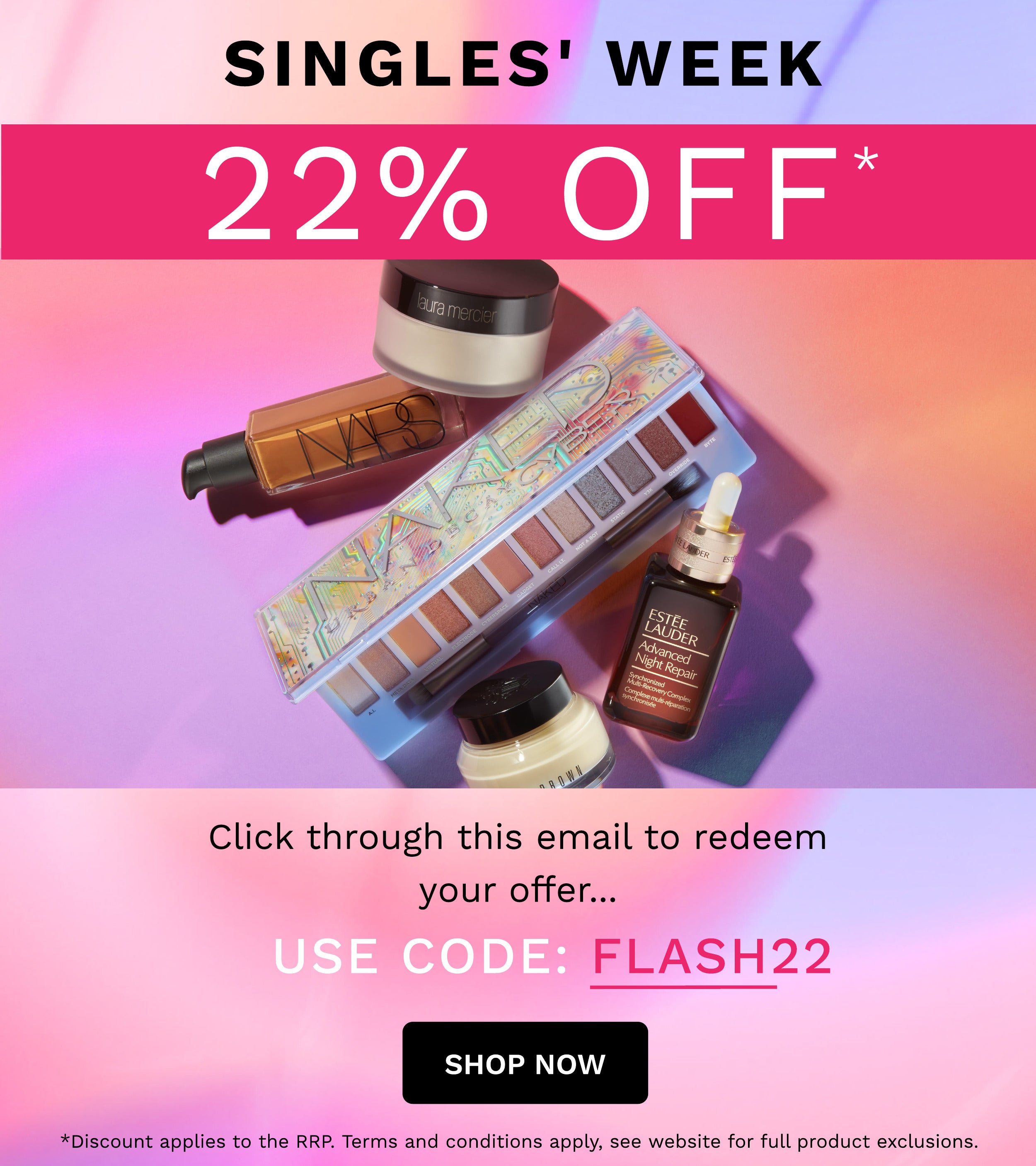 Singles week 22 percent off