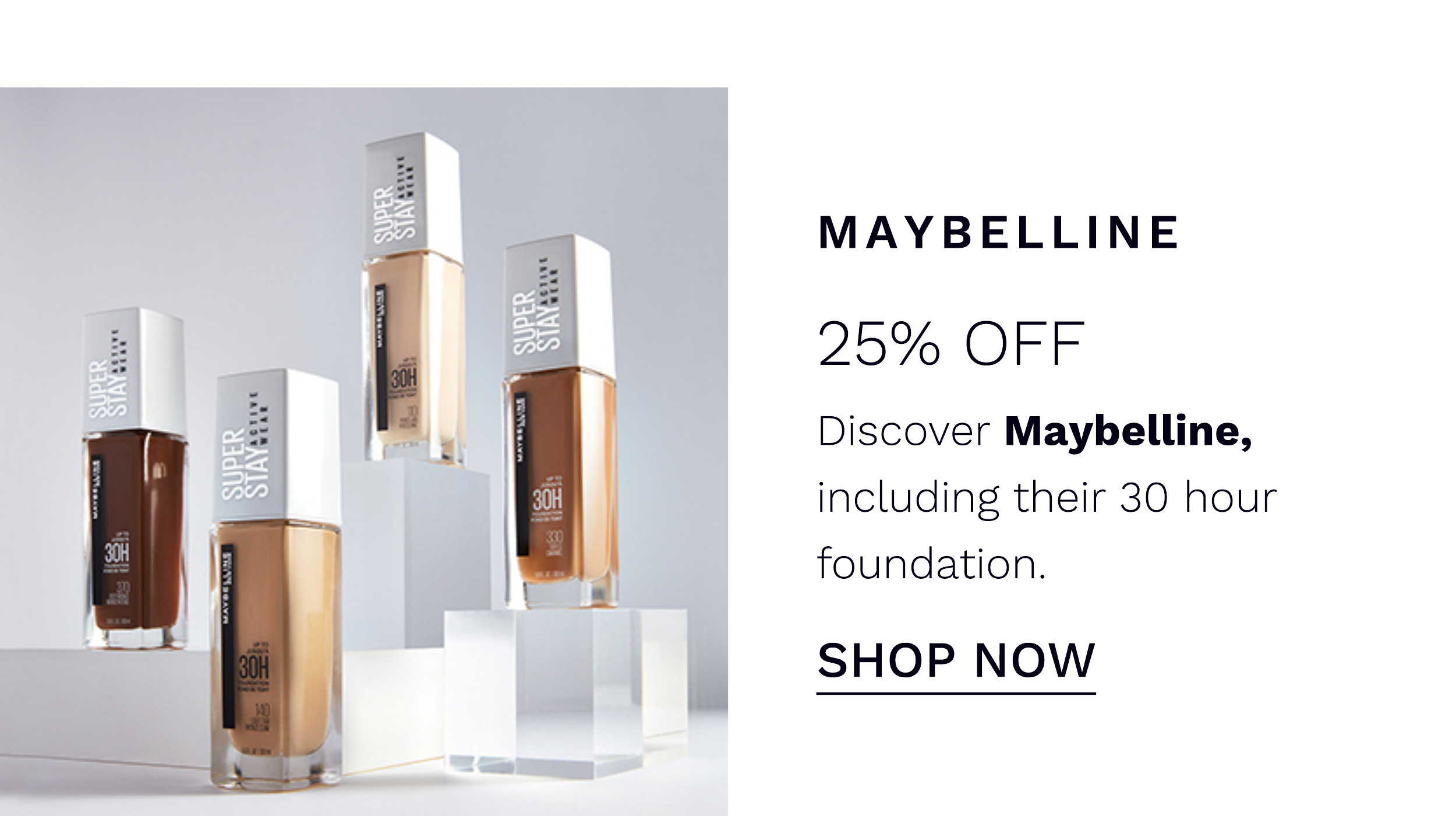 25 off Maybelline