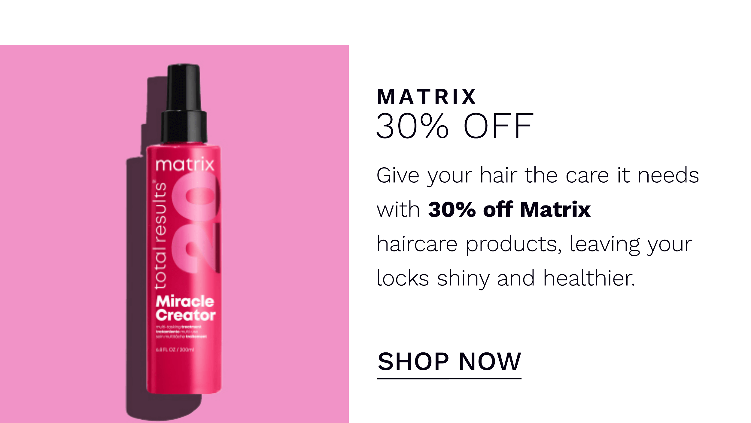 25 percent off Matrix