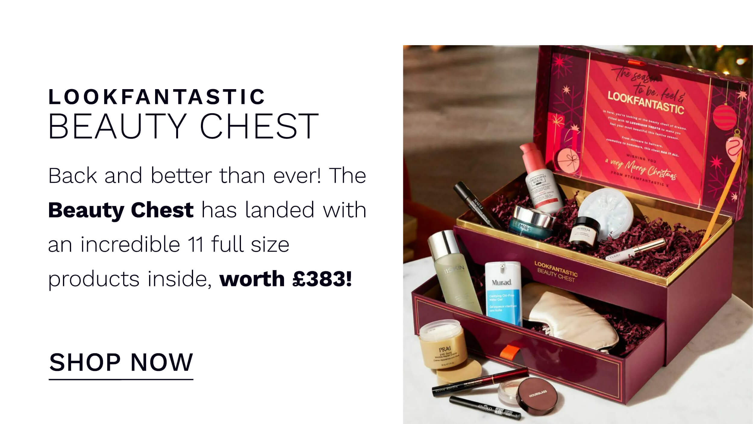 Lookfantastic Beauty Chest WORTH 383 POUND