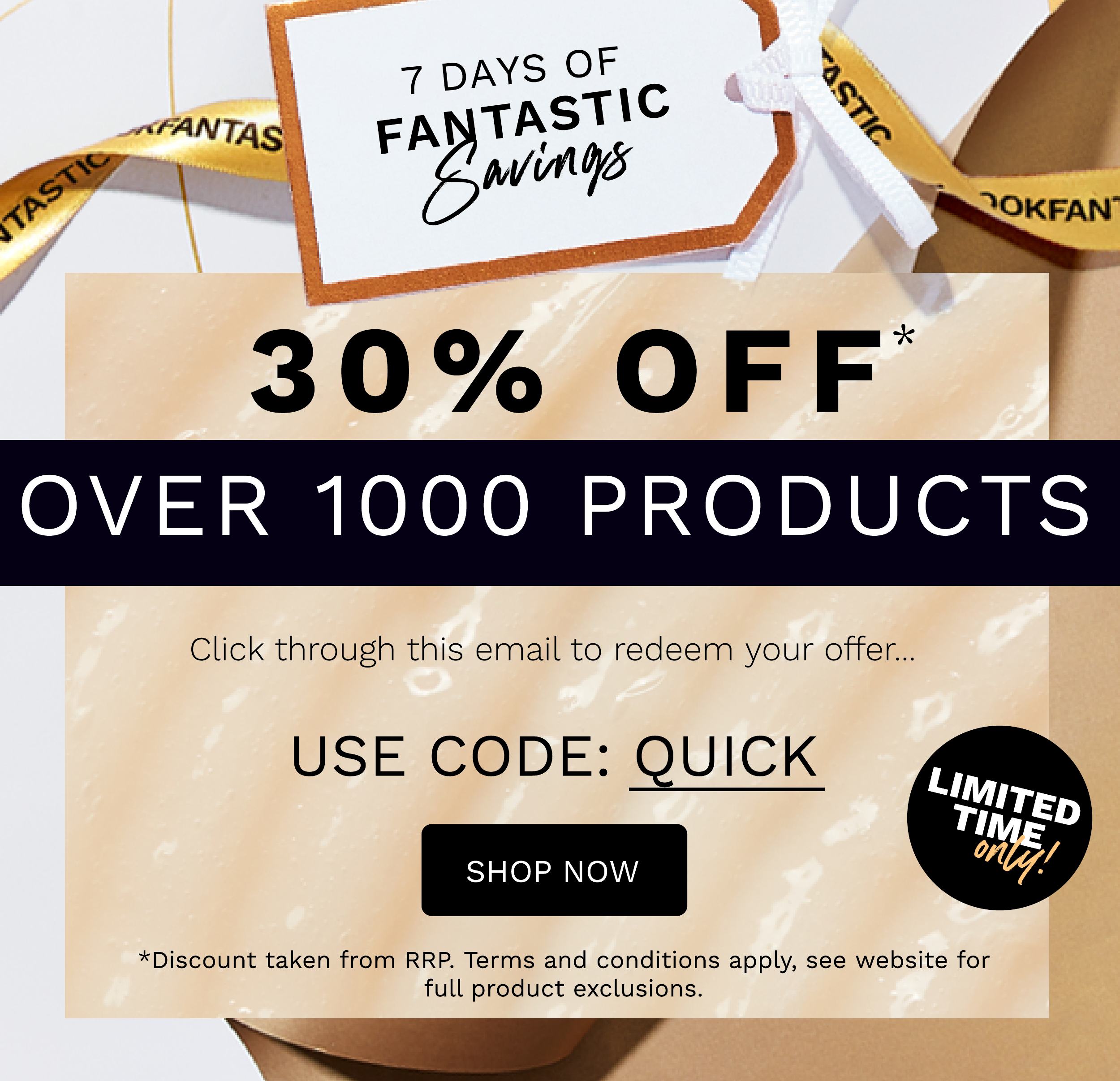 30 off 1000 products