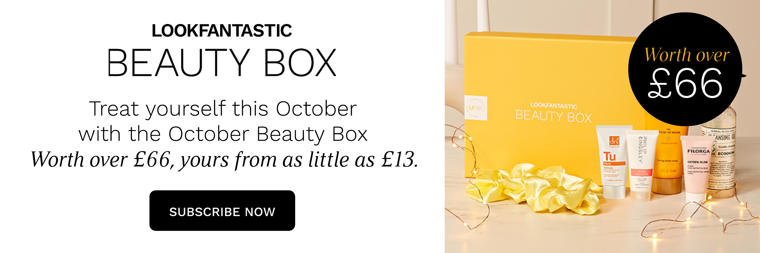 Subscribe our Beauty Box! Worth 拢66!
