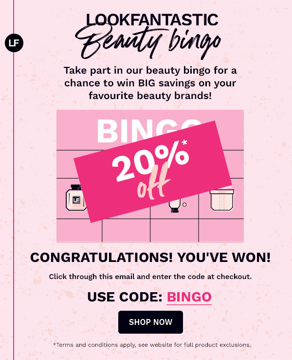 beauty bingo
