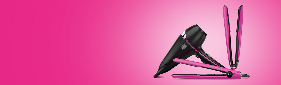 ghd pink straightener