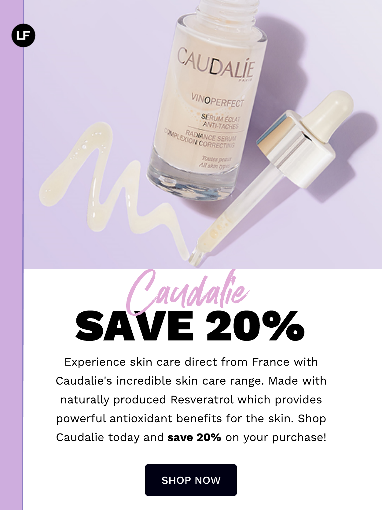CAUDALIE SAVE 20%
