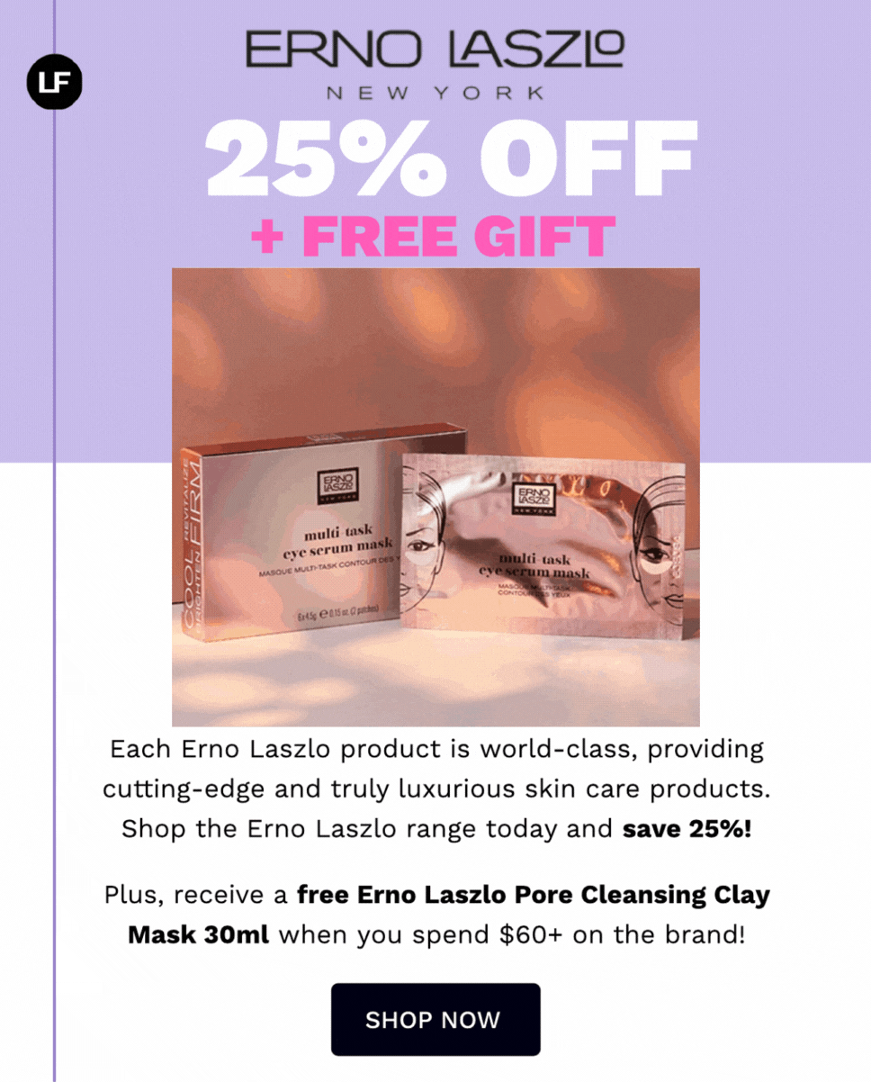 25% OFF ERNO LASZLO