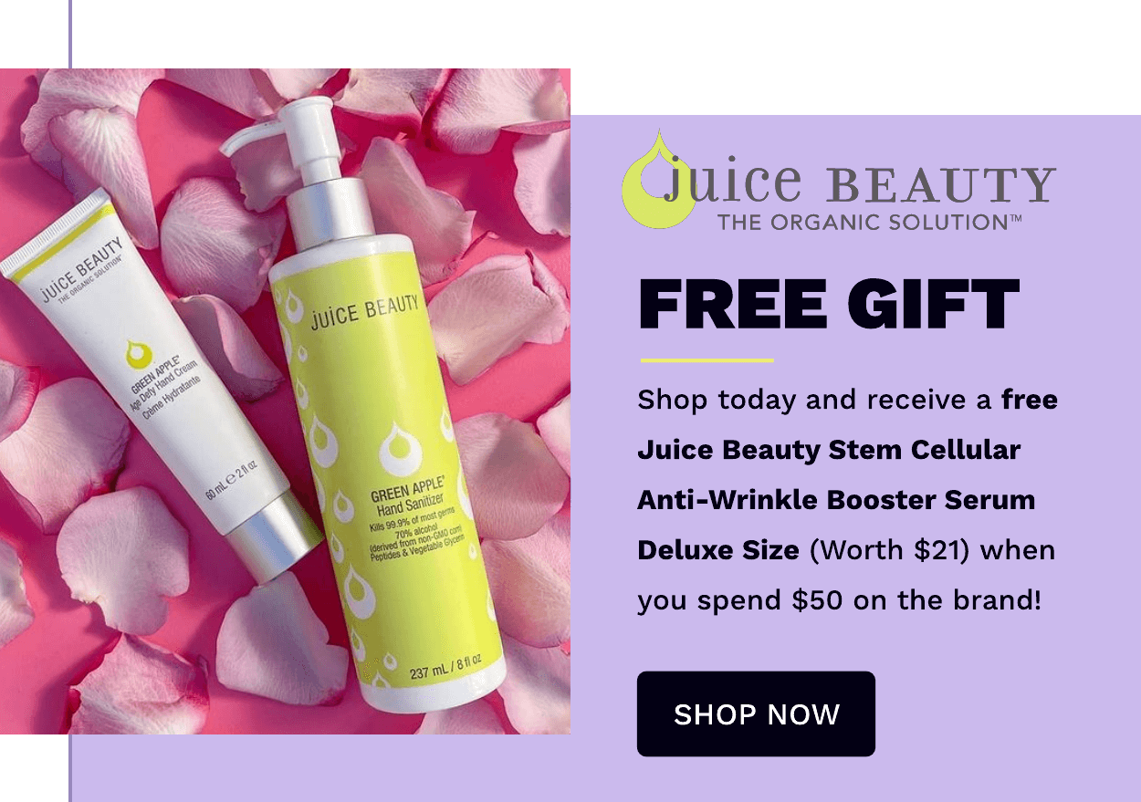 JUICE BEAUTY SAVE 25% + EXTRA 10% OFF