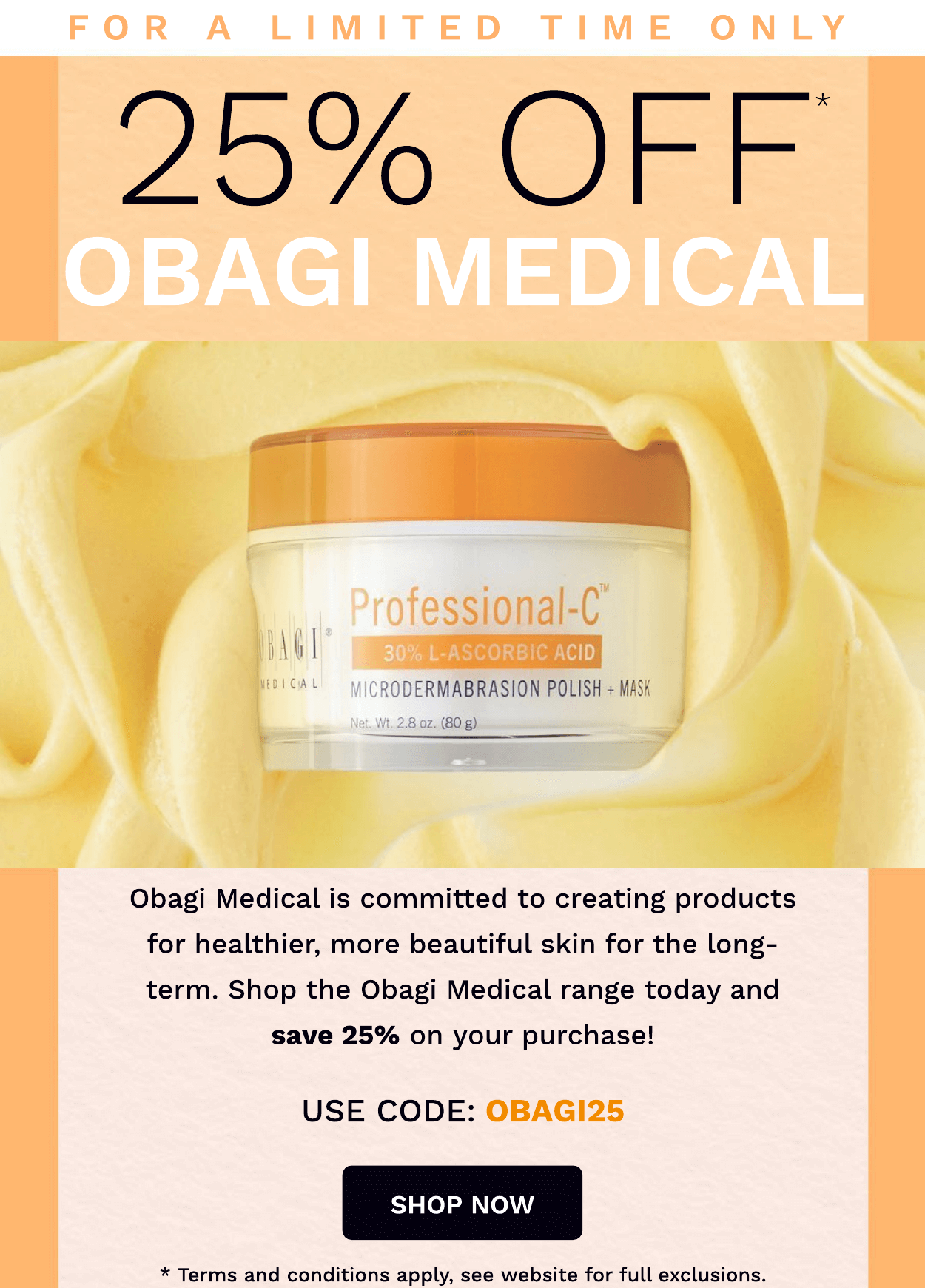25% OFF OBAGI