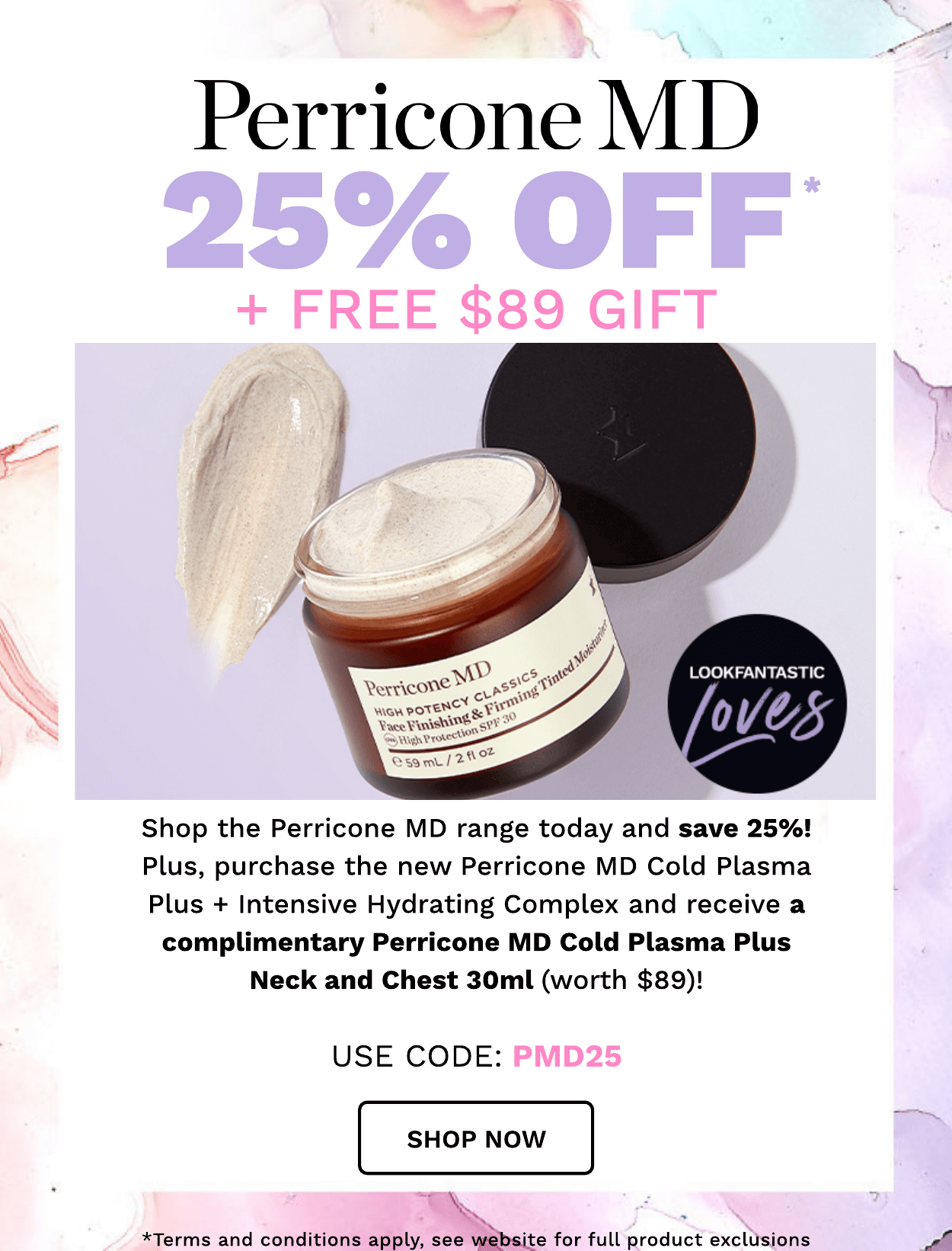 25% OFF PERICONE