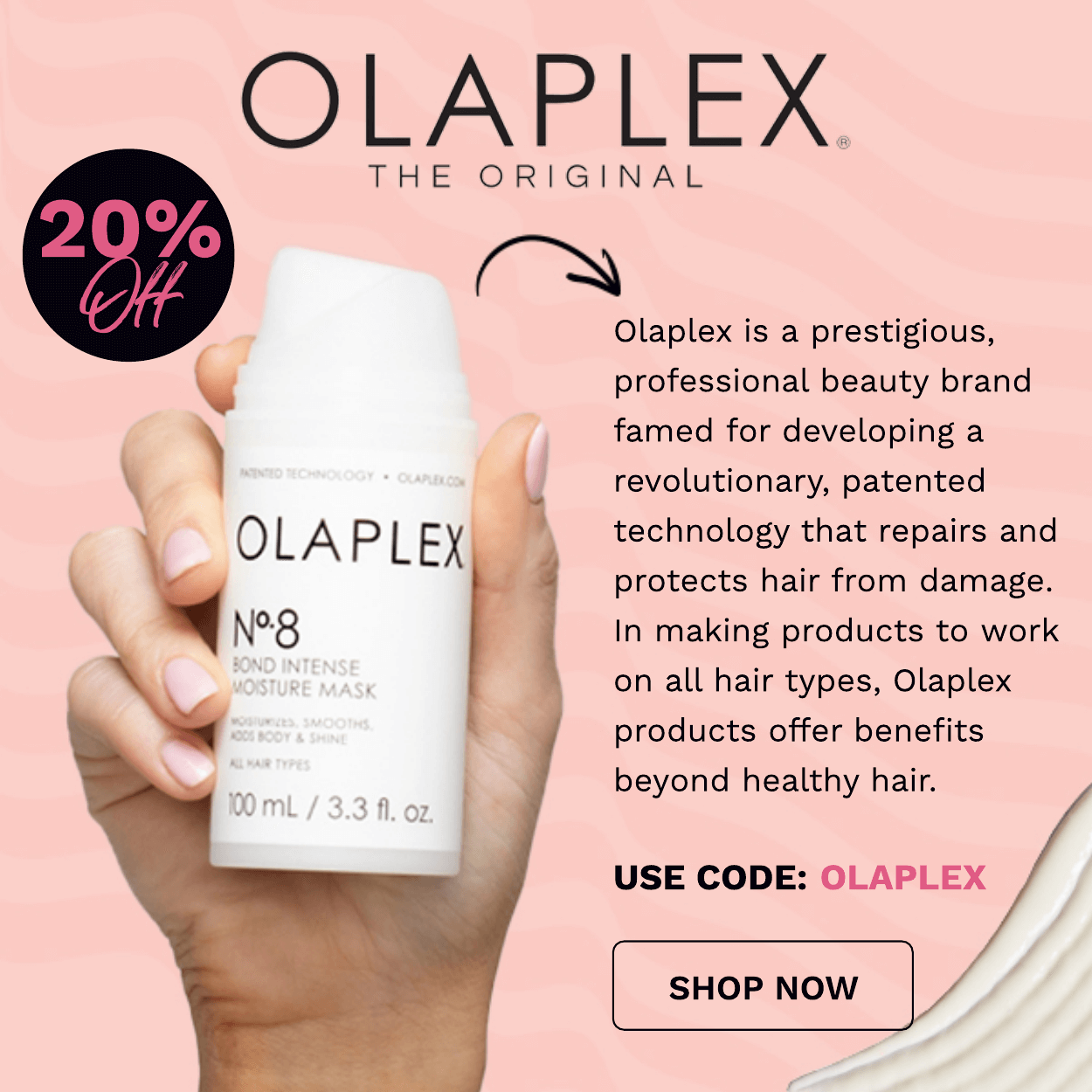 OLAPLEX 20% OFF