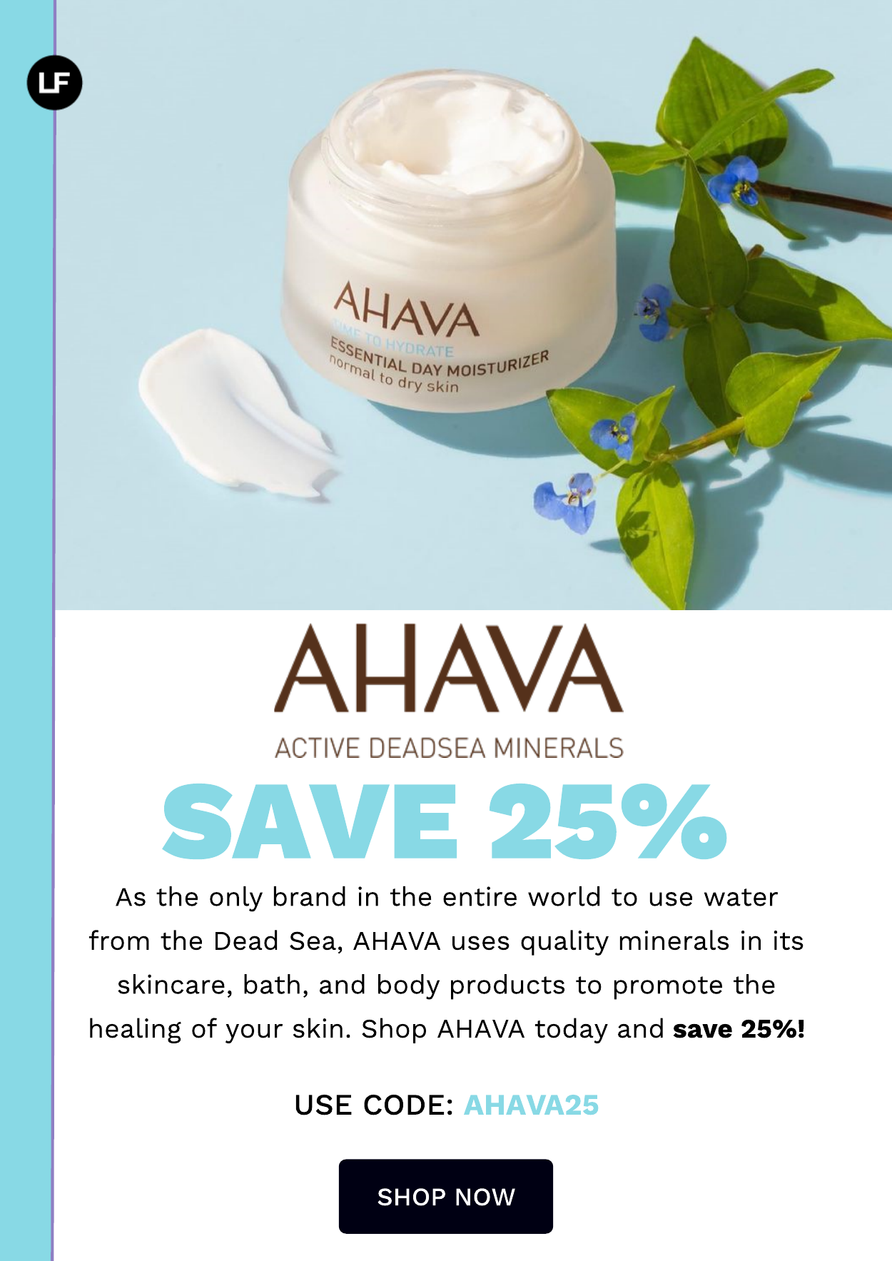 25% OFF AHAVA