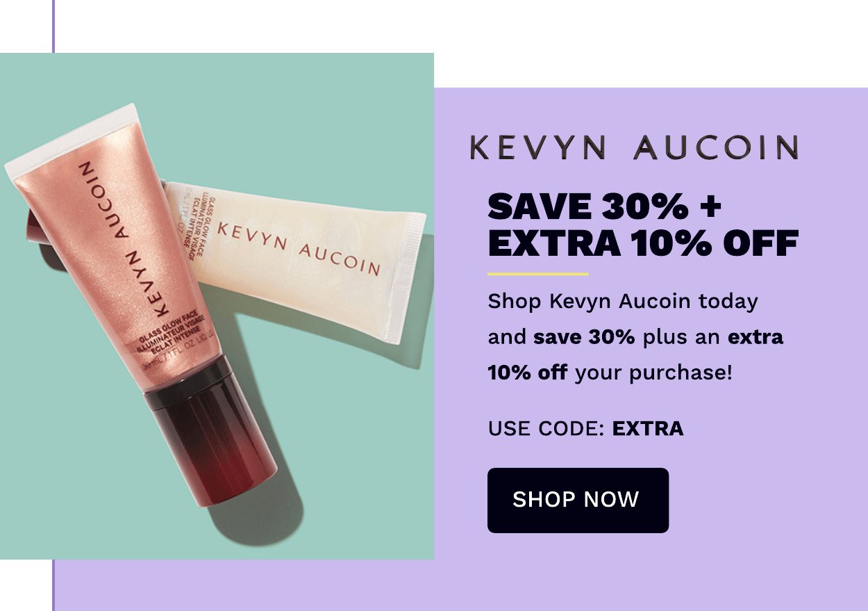 KEVYN AUCOIN SAVE 30% + EXTRA 10% OFF