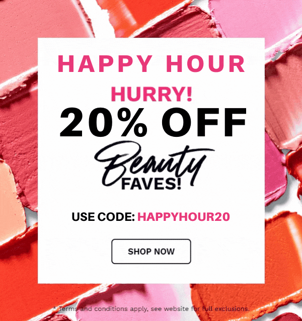 HAPPY HOUR 20% OFF