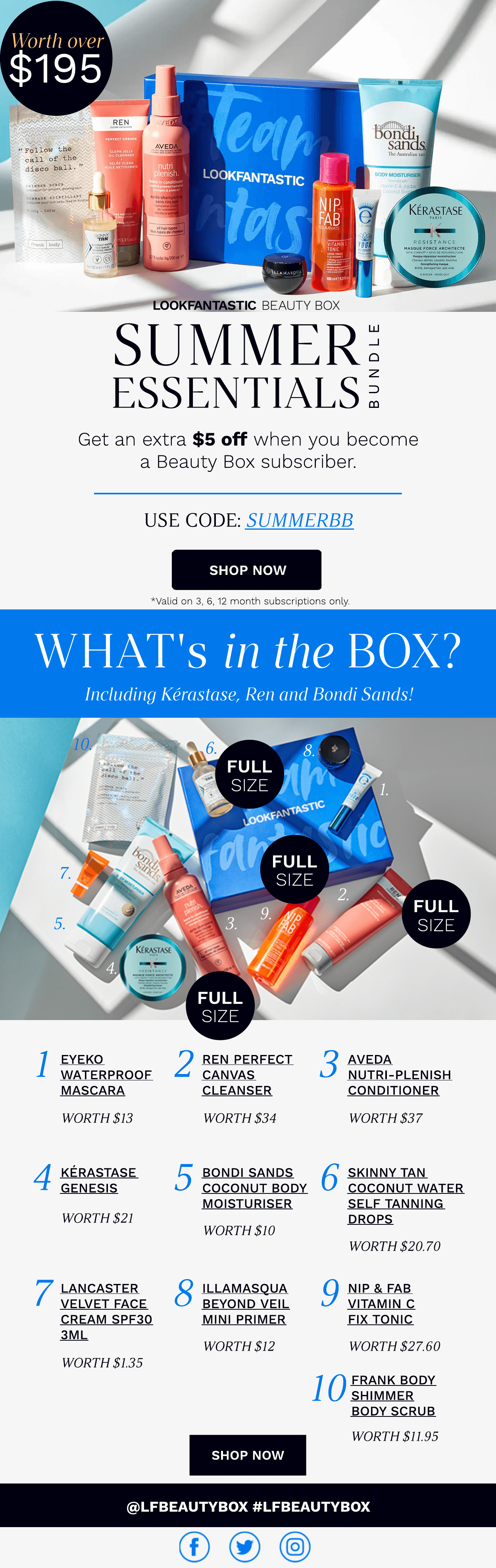 SUMMER ESSENTIALS LIMITED EDITION