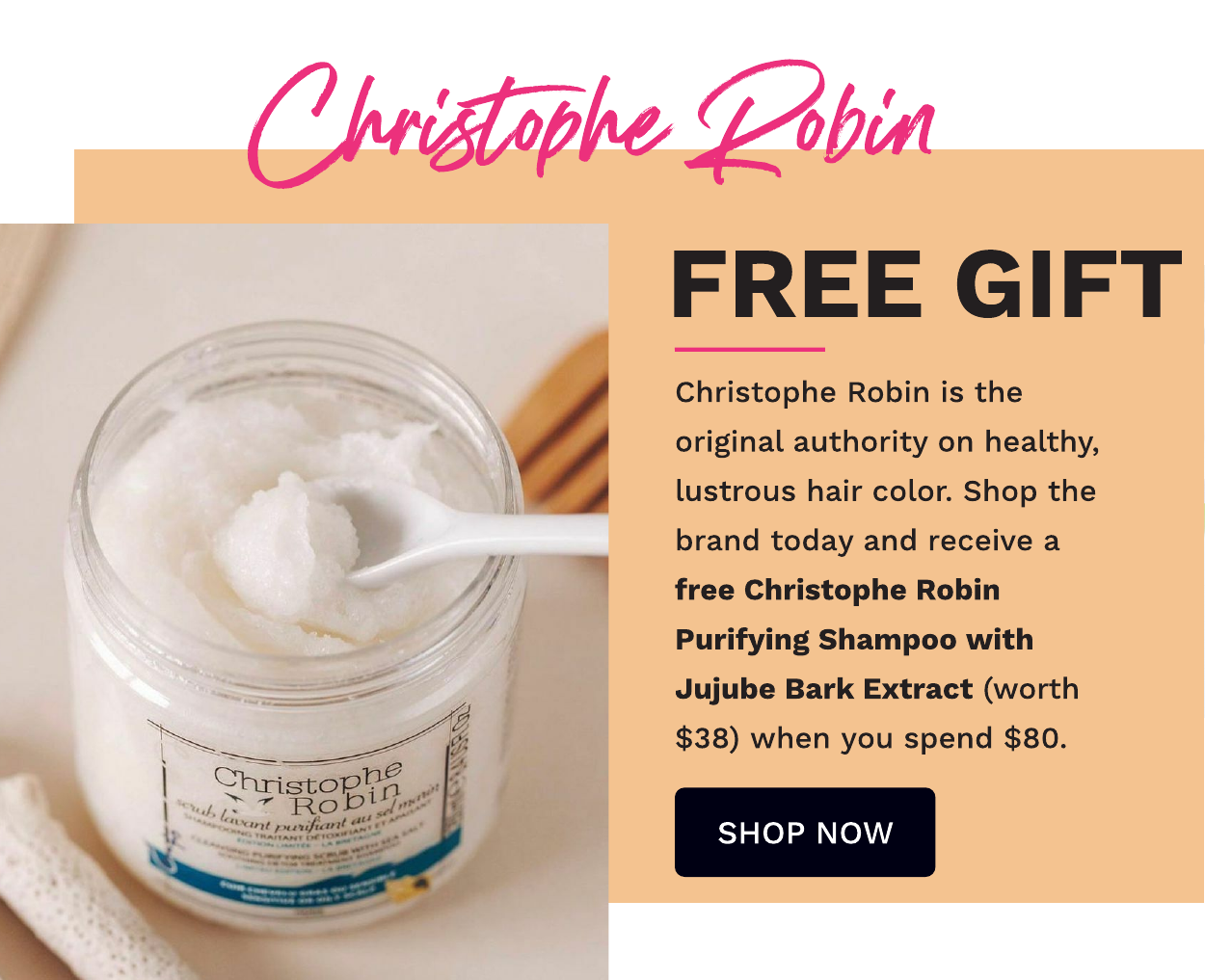 CHRISTOPHE ROBIN FREE GIFT