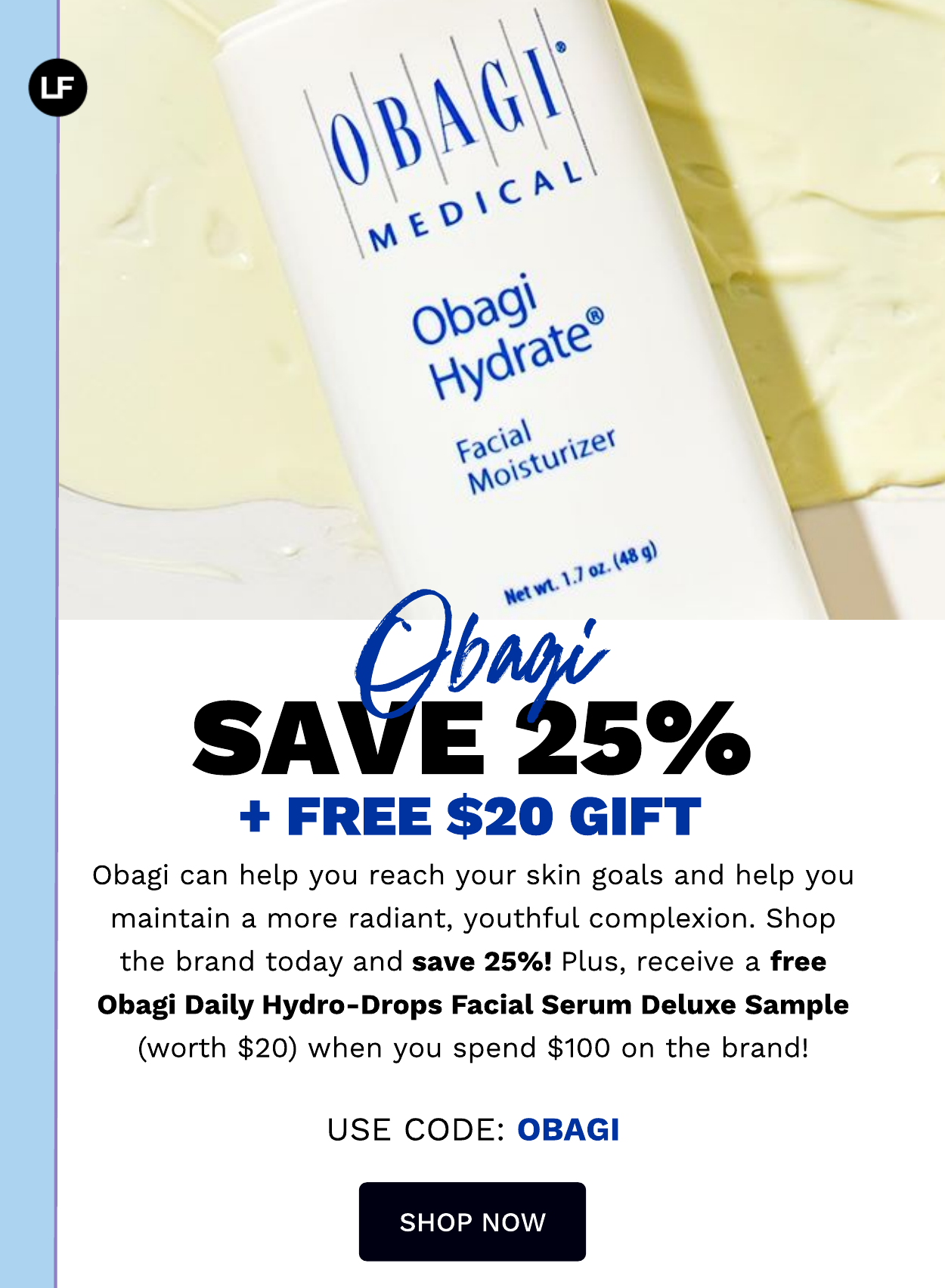 25% OFF OBAGI