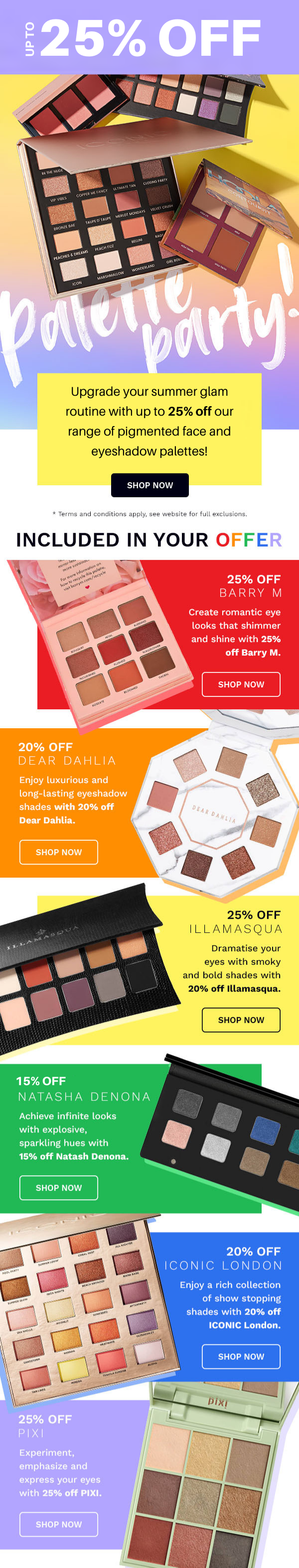 PALETTE PARTY