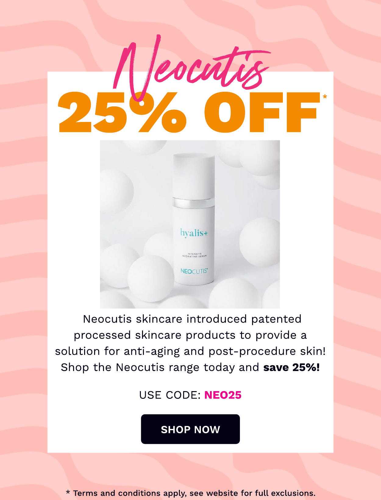 25% OFF NEOCUTIS