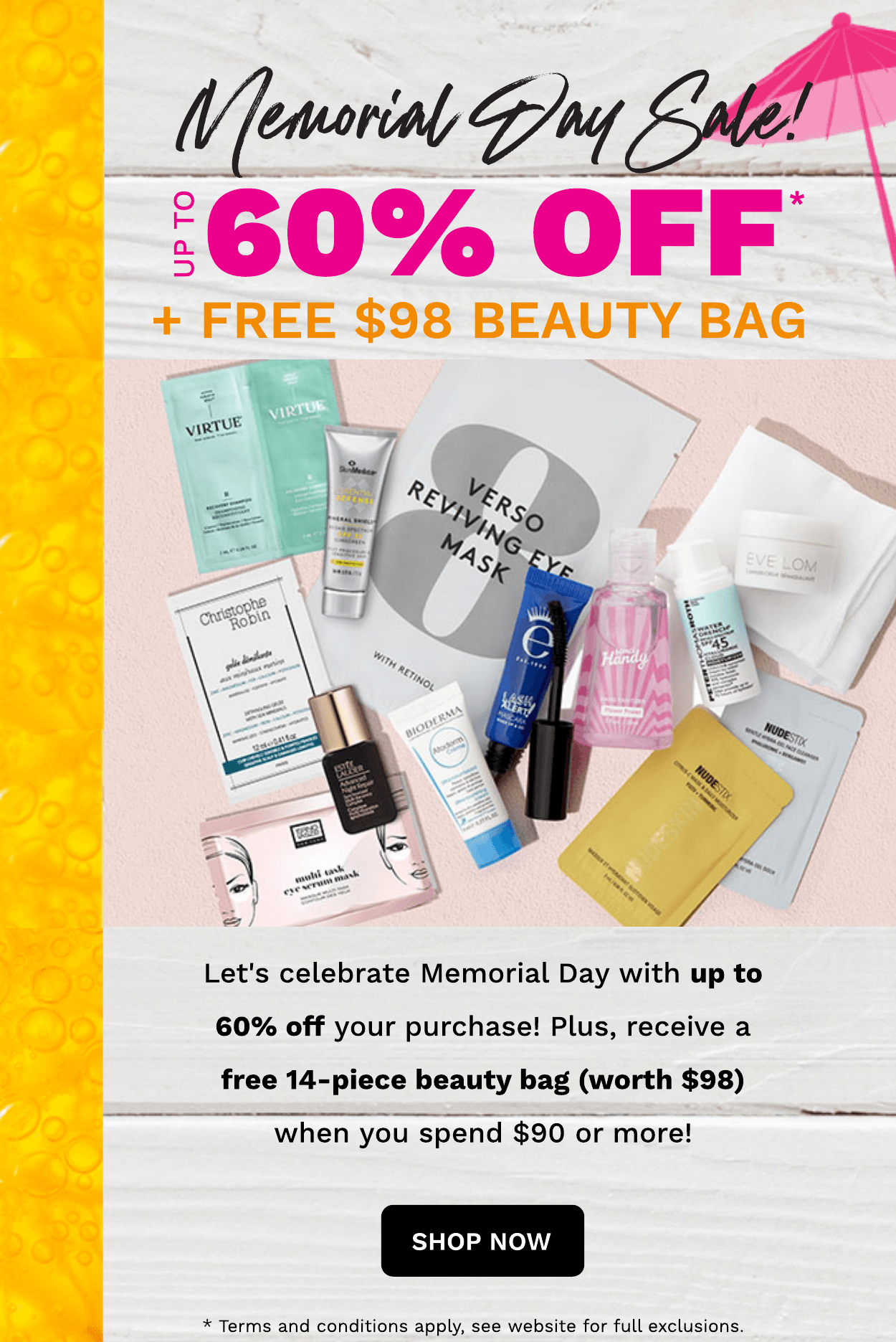 MEMORIAL DAY SALE