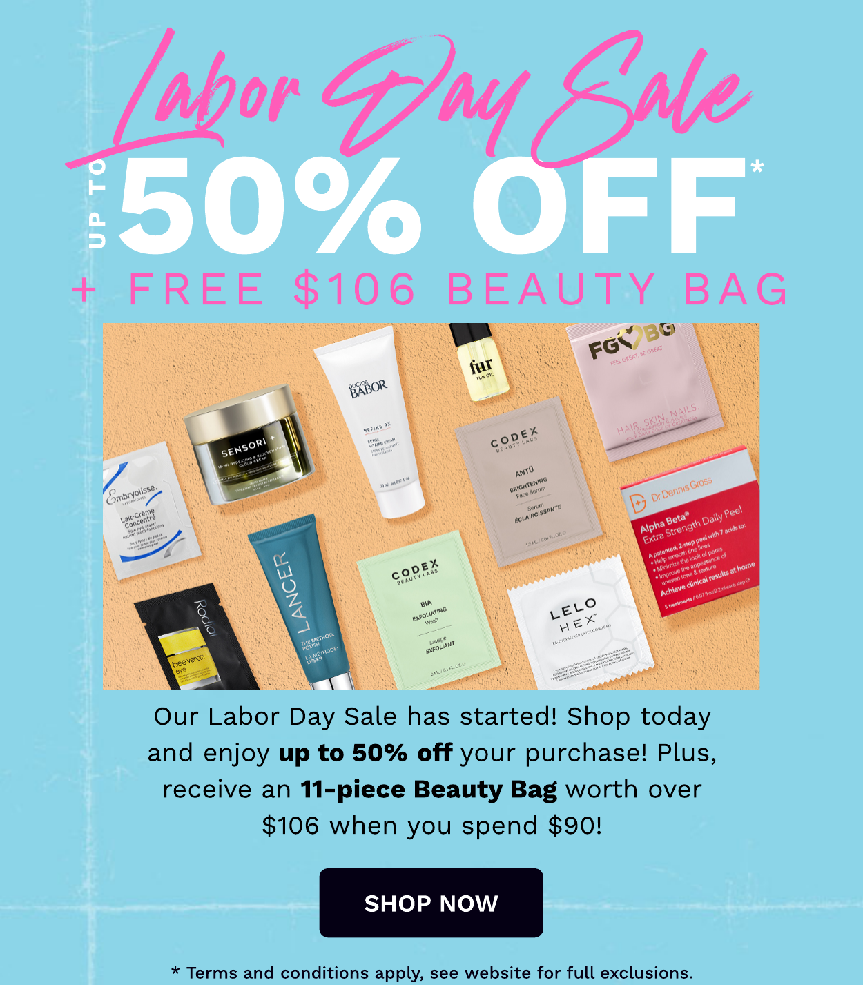 LABOR DAY SALE