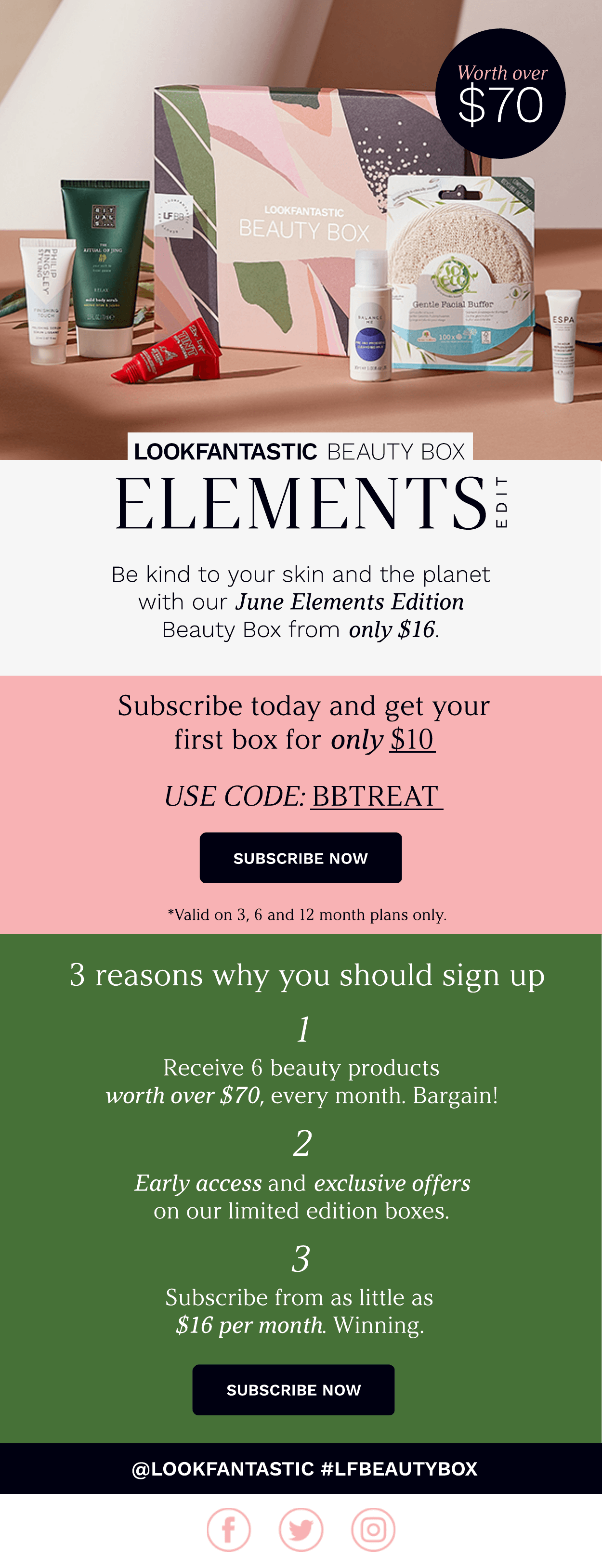JUNE BEAUTY BOX NON SUBS