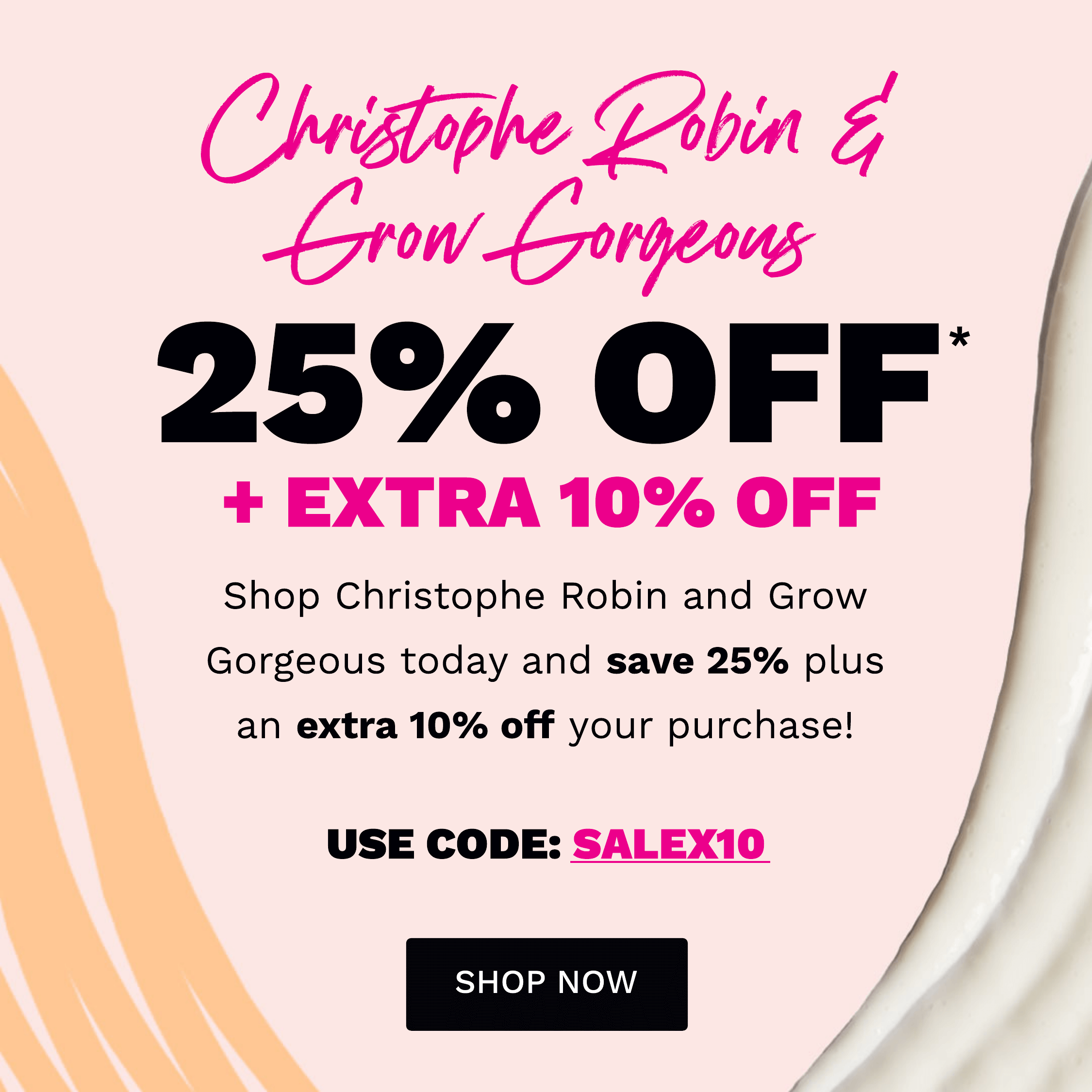 GG + CR 25% OFF+ EXTRA 10% OFF