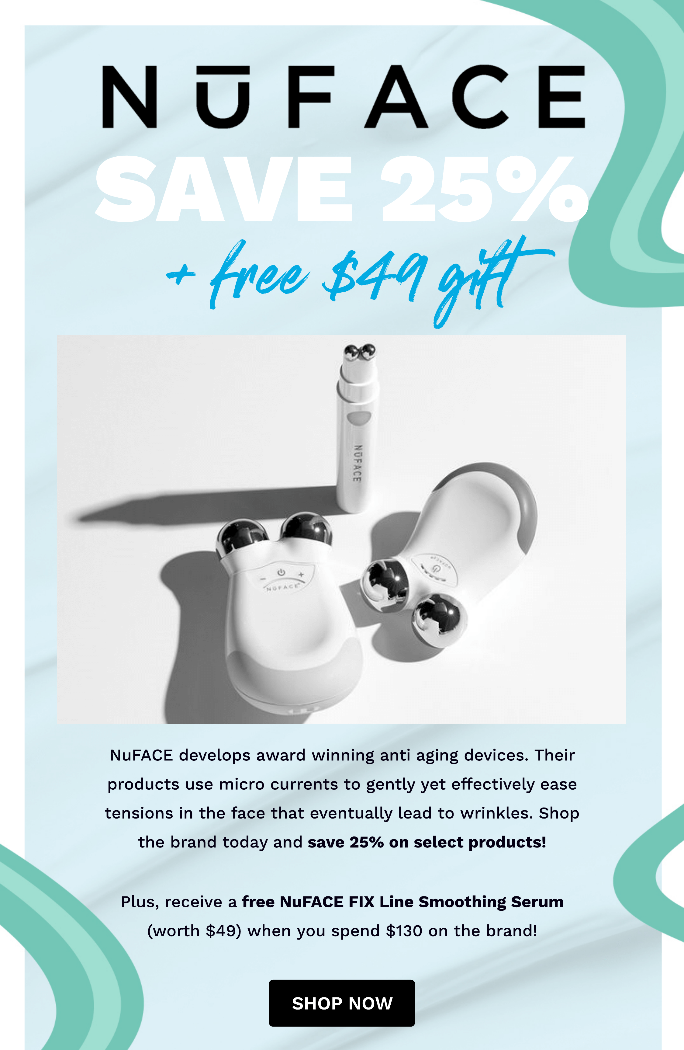 25% OFF NUFACE