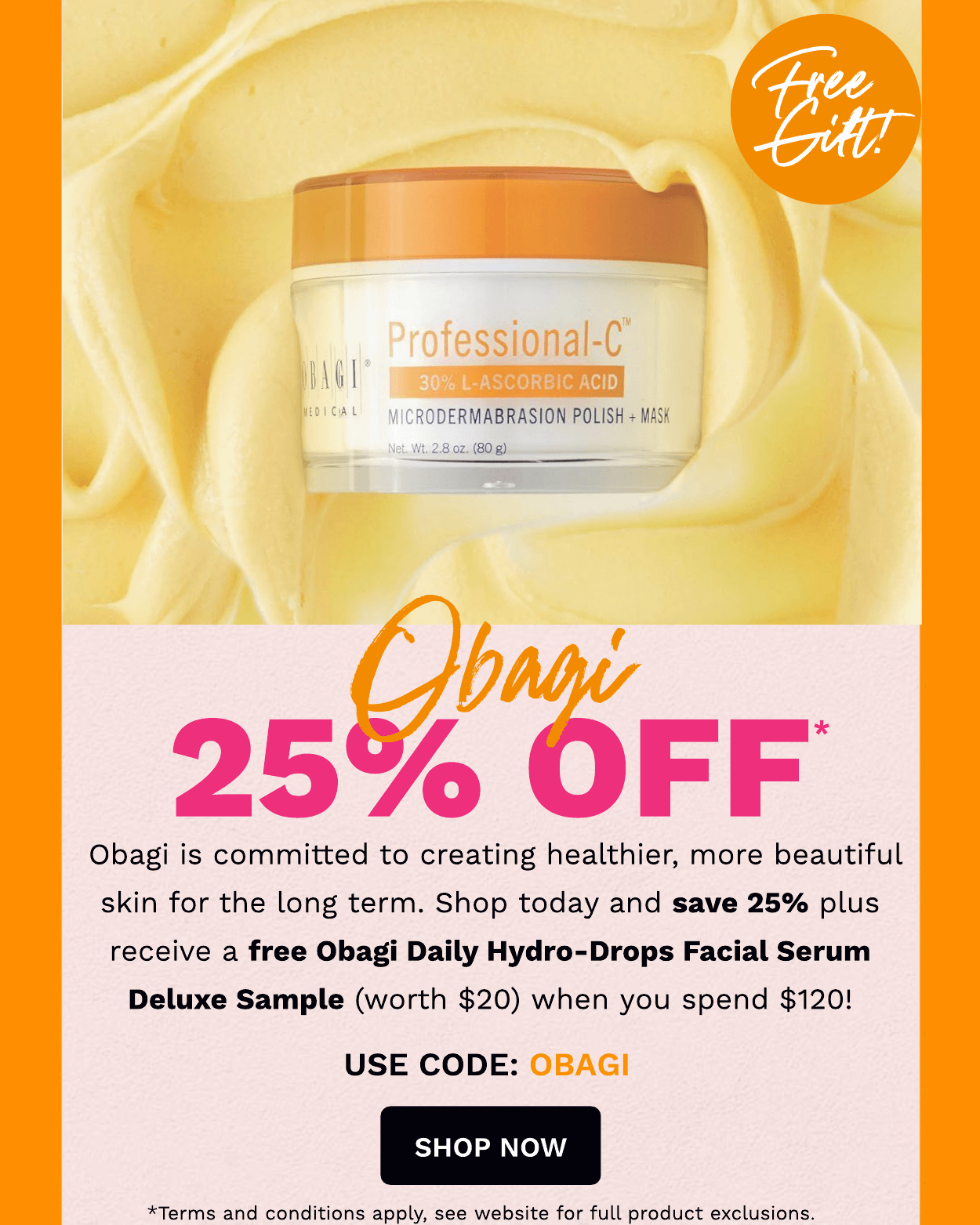25% OFF OBAGI